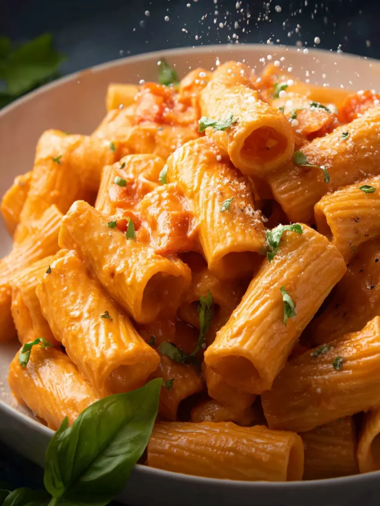 Creamy Tomato Rigatoni Pasta First Image