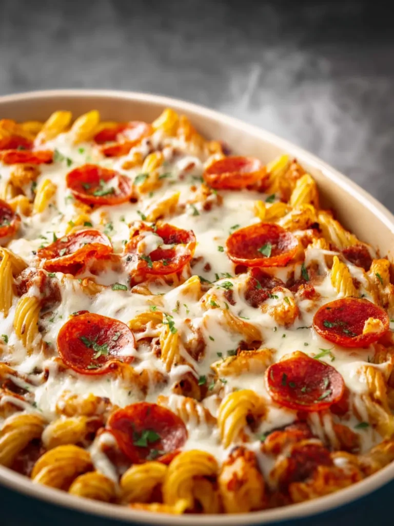 Easy Pizza Pasta Bake First Image