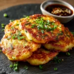 Gamjajeon (Potato Cheese Pancakes) First Image