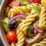 High Protein Vegan Pasta Salad Recipe First Image