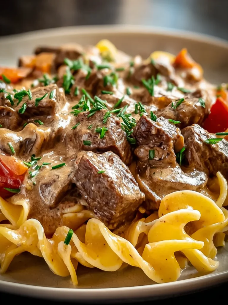 Irresistible Crock Pot Beef Stroganoff Recipe to Savor First Image