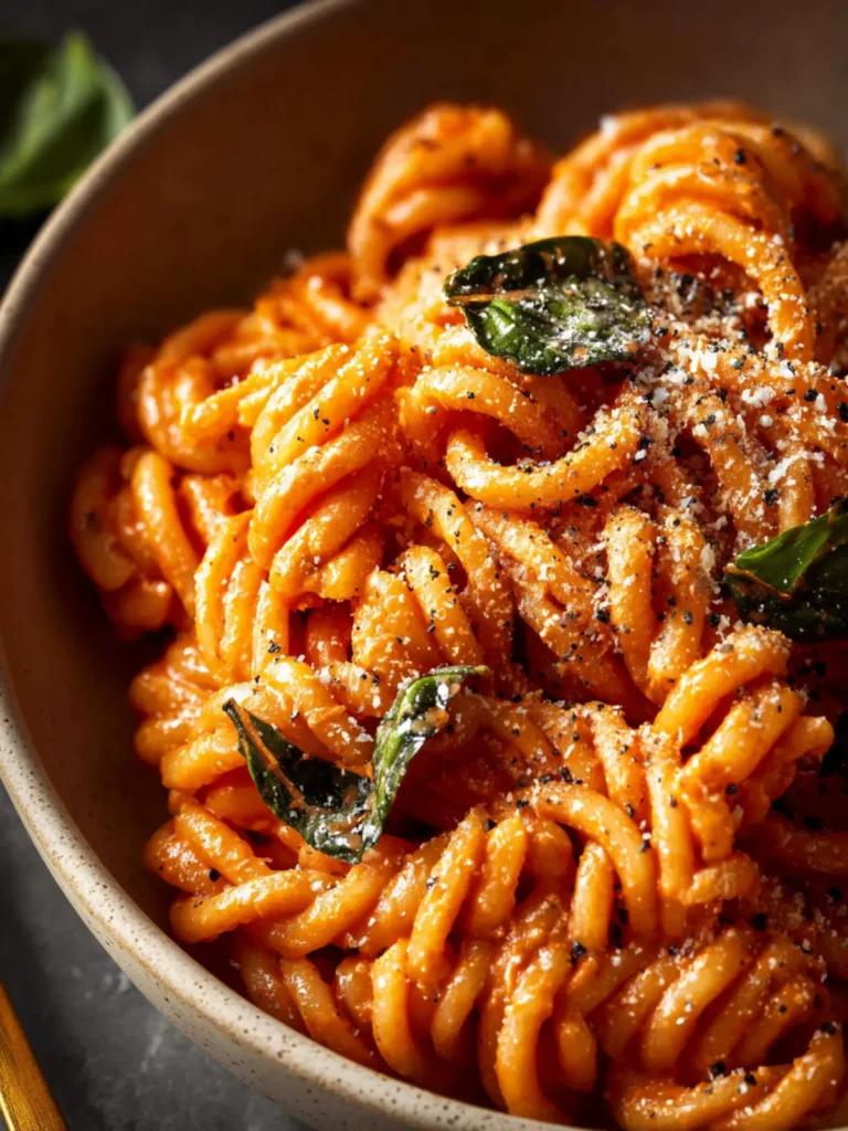 Irresistible Roasted Red Pepper Pasta Recipe to Savor First Image