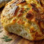 No-Knead Dill Gouda Artisan Bread First Image
