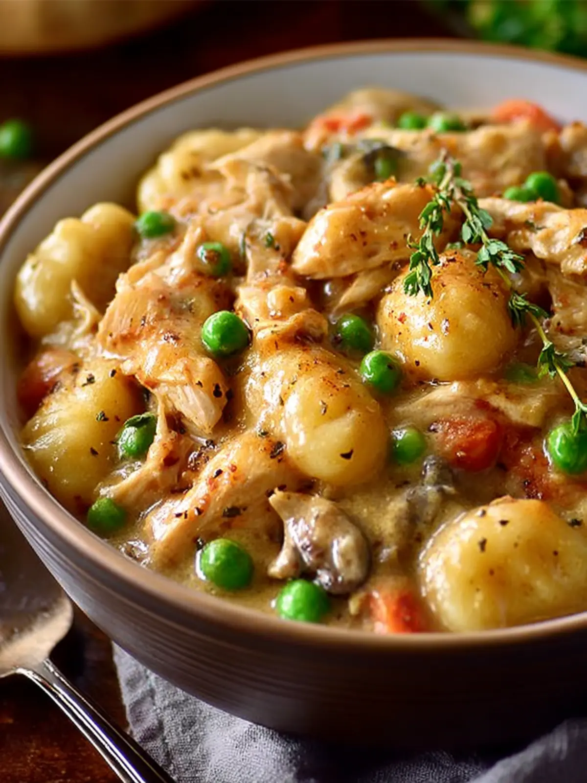 One Pot Gnocchi Chicken Pot Pie First Image