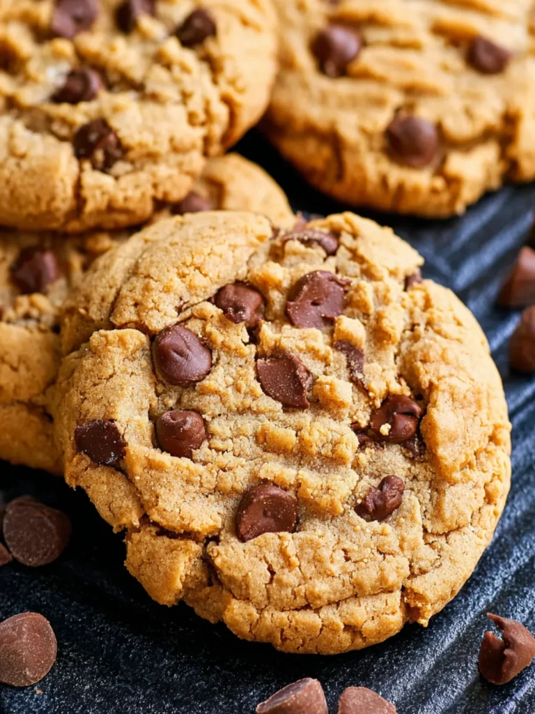 Small Batch Peanut Butter Cookies {With Chocolate Chips} First Image