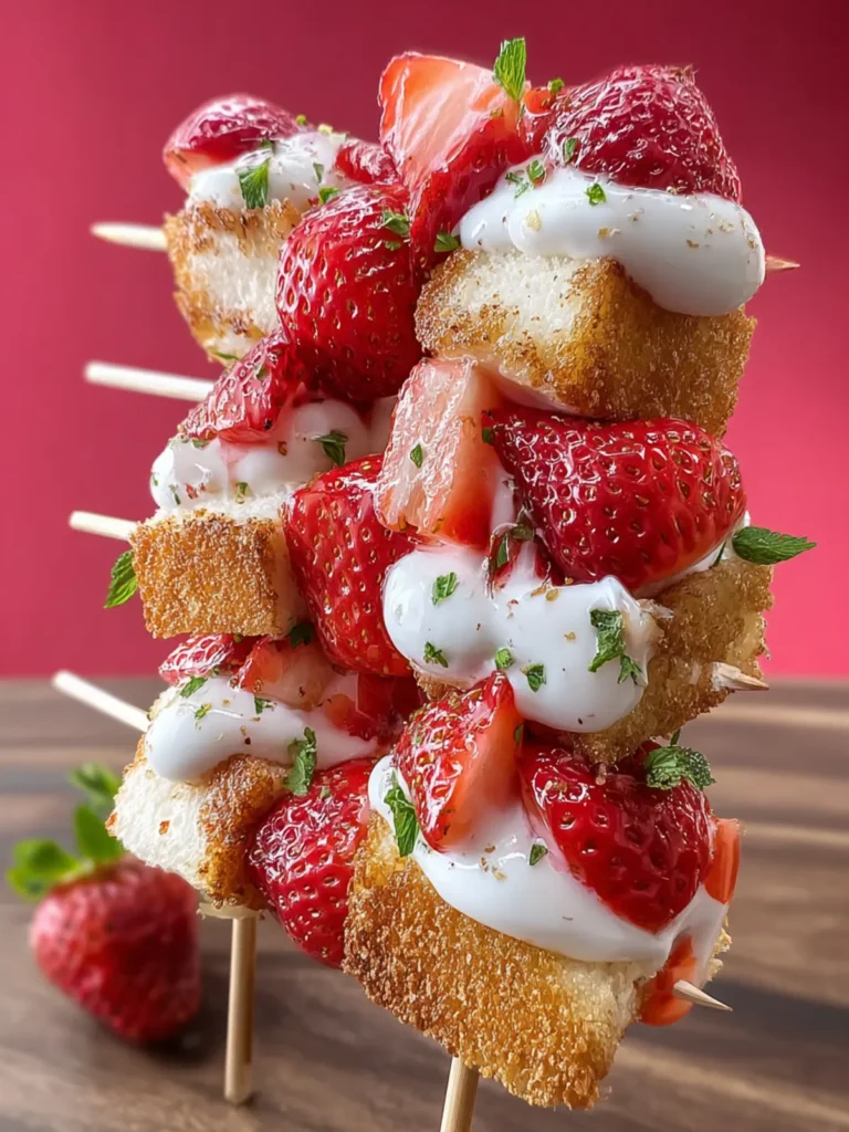 Strawberry Shortcake Kabobs First Image