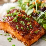 Air Fryer Sweet and Spicy Salmon First Image