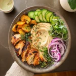 Chicken Hummus bowls First Image
