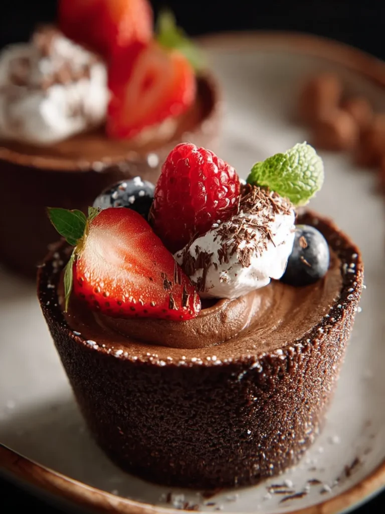 Chocolate Mousse Cups First Image
