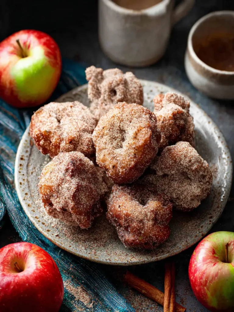 Cinnamon Sugar Apple Fritters First Image