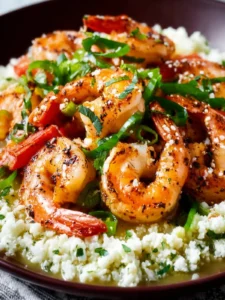 Coconut Milk Shrimp (over Cauliflower Rice) First Image