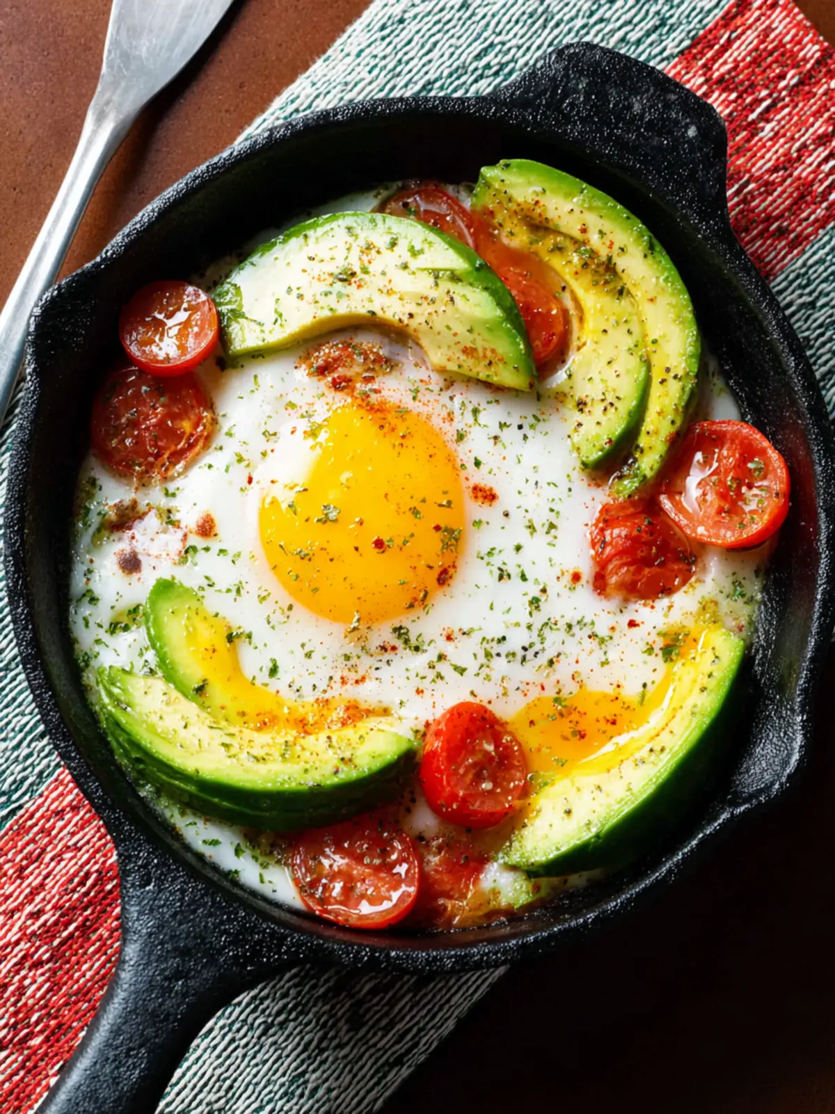 Egg Skillet with Avocado and Tomatoes: The Best Breakfast Bliss