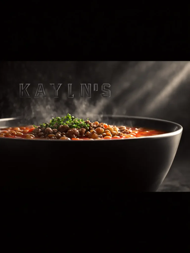 Lentil Soup with Ground Beef First Image