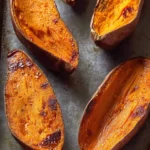 Perfect Roasted Sweet Potato Halves, Oven Baked First Image