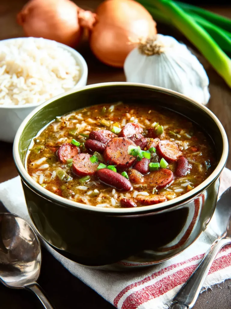 Red Beans and Rice Soup First Image