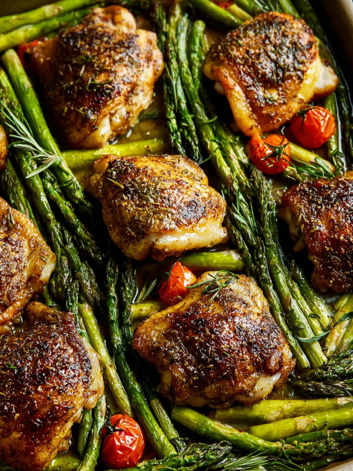 Sheet Pan Chicken Thighs and Asparagus: Easy Dinner Delight!