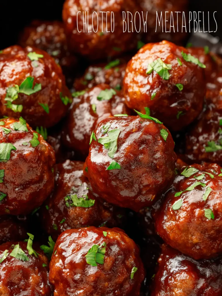 Slow Cooker Chipotle BBQ Meatballs First Image
