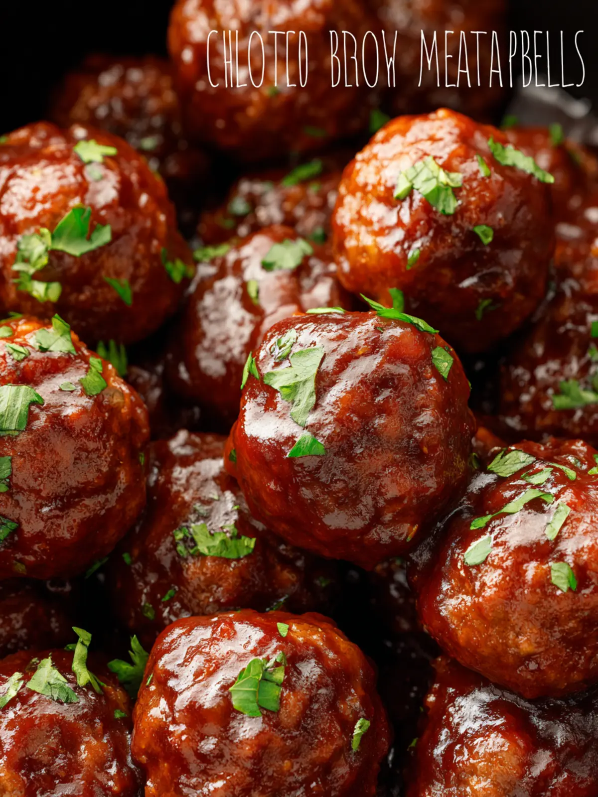Slow Cooker Chipotle BBQ Meatballs First Image