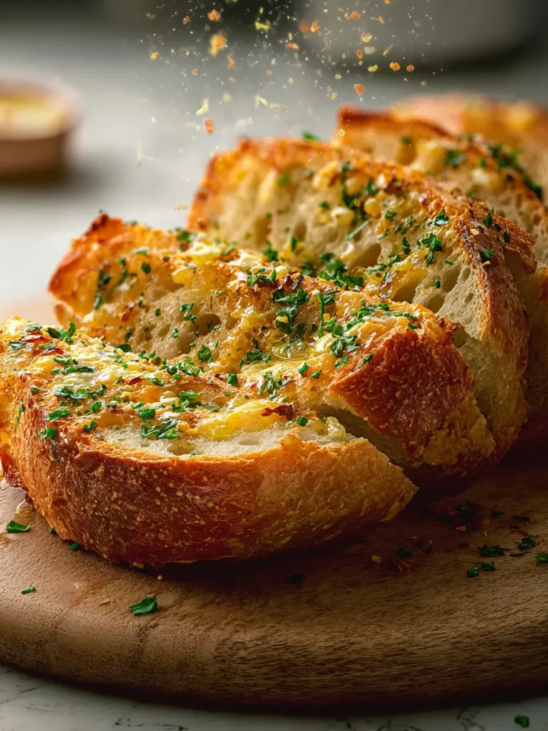 Sourdough Garlic Bread First Image