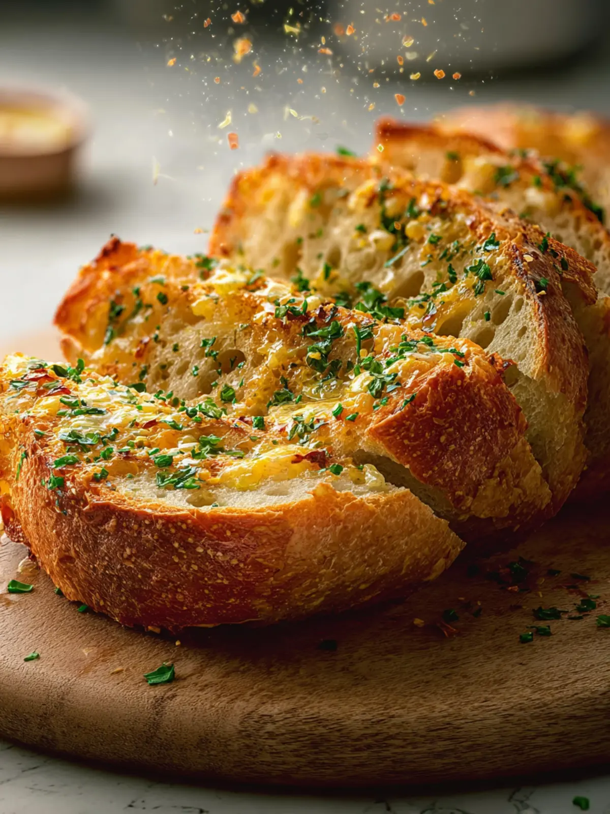 Sourdough Garlic Bread First Image
