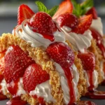 Strawberry Crunch Cheesecake Tacos First Image