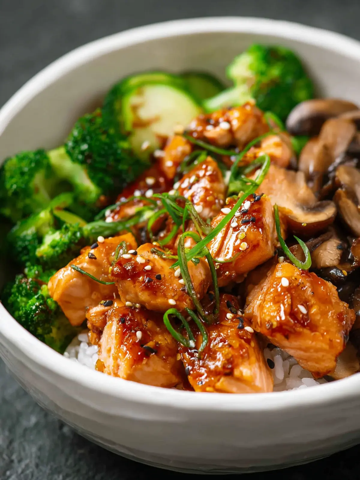 Teriyaki Salmon Bowls First Image