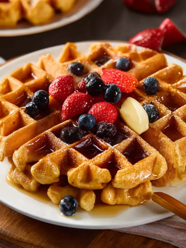 gluten free buttermilk waffles First Image