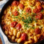 Cheesy White Bean Tomato Bake Recipe First Image