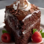 Coconut Flour Chocolate Cake First Image