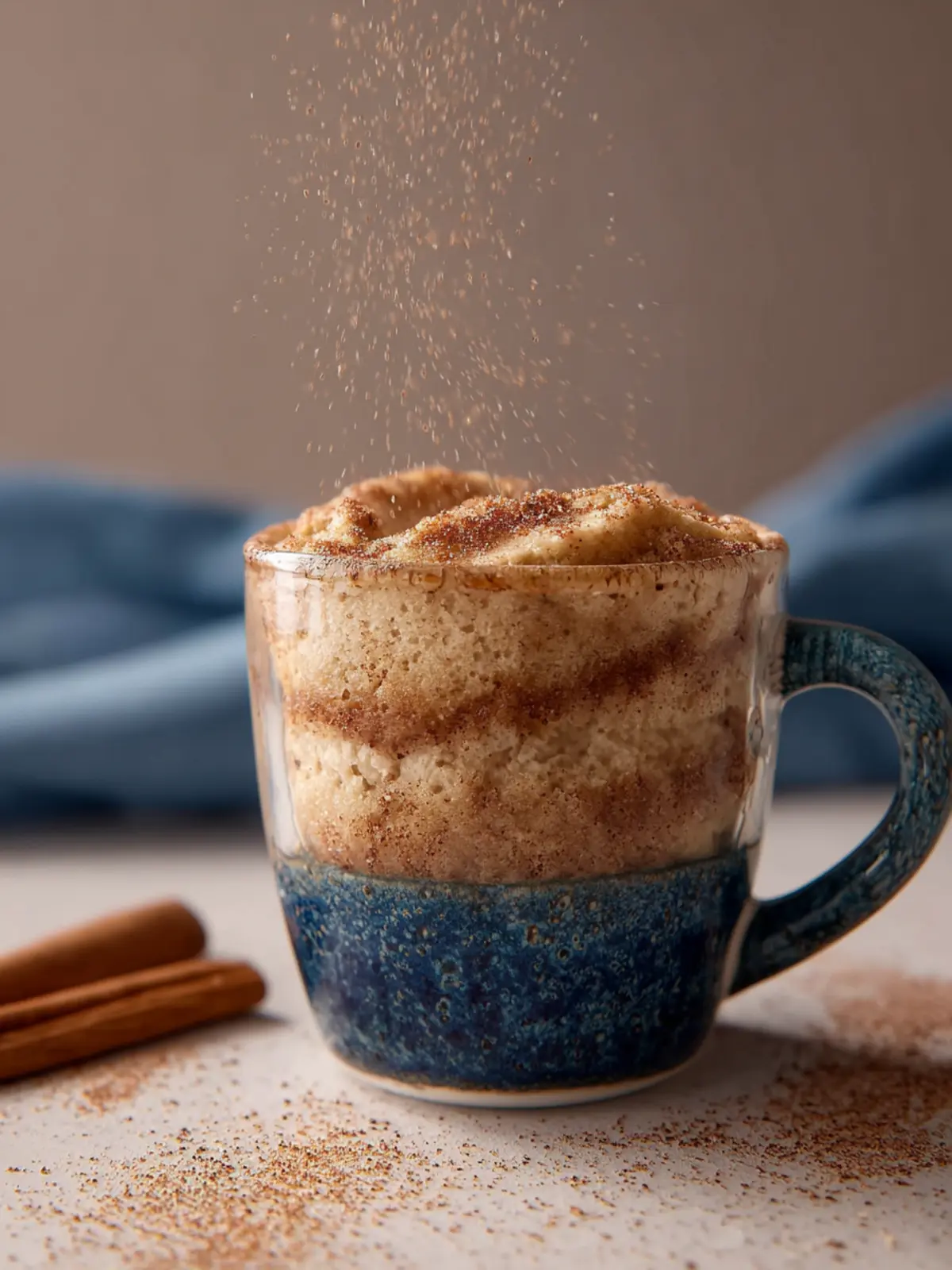 Easy Snickerdoodle Mug Cake Cookie in the Microwave First Image