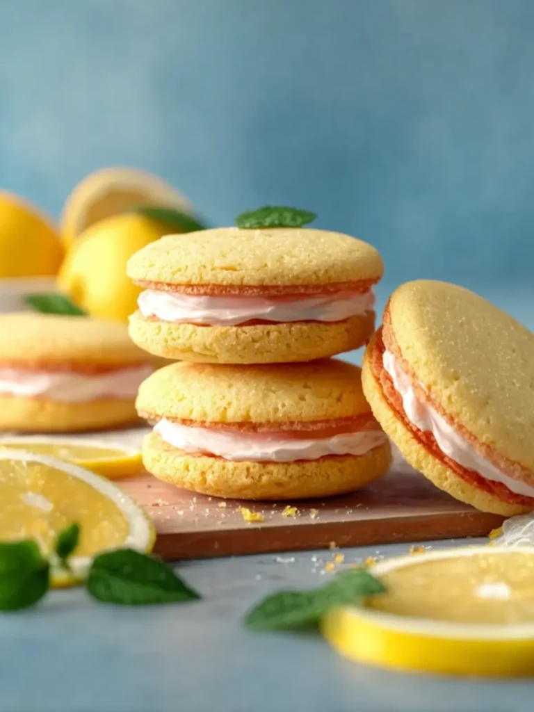 Lemon Sandwich Cookies First Image