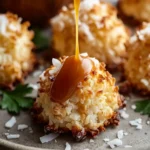 No Bake Salted Caramel Coconut Macaroons First Image