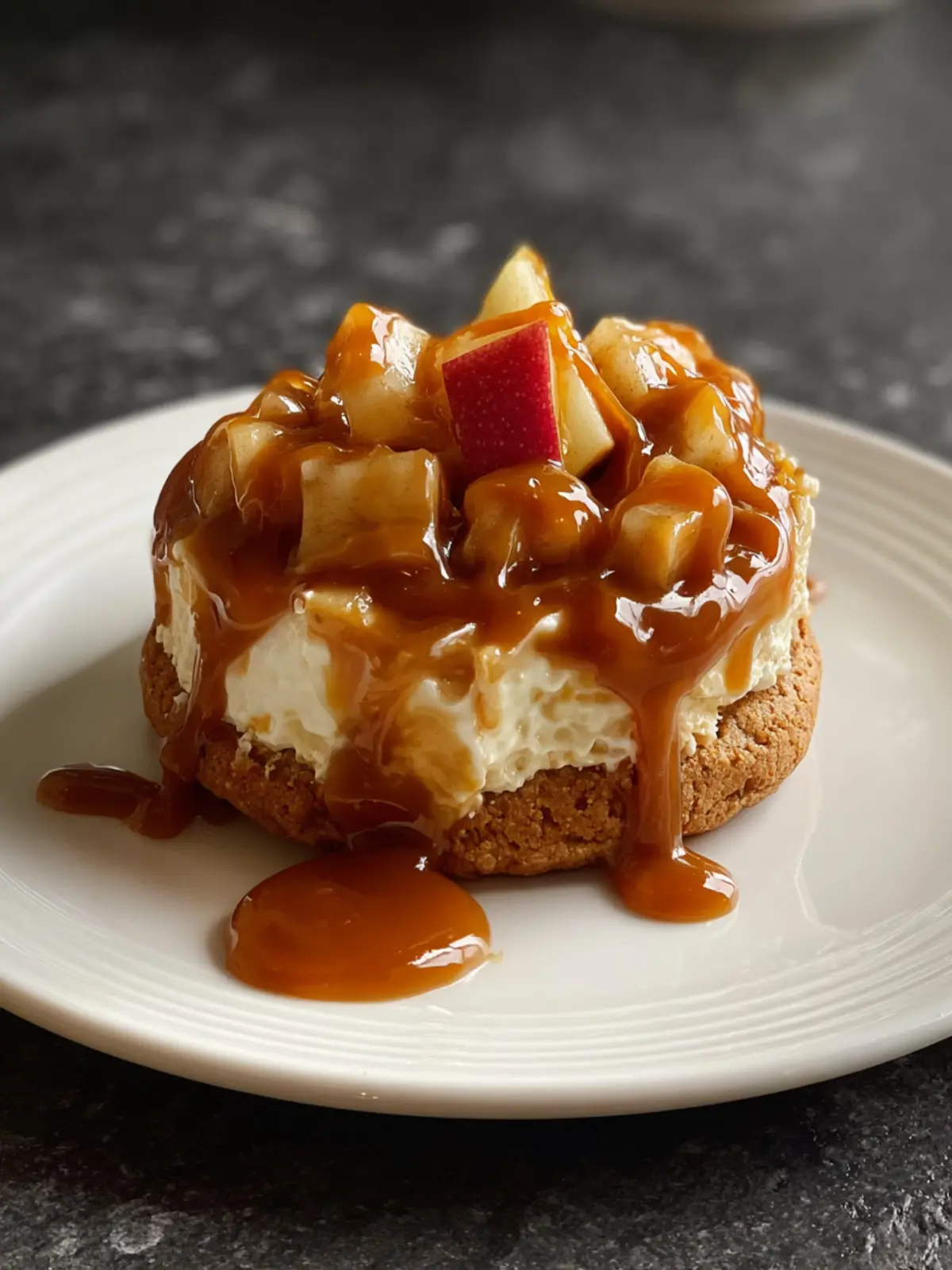 Salted Caramel Apple Pie Cheesecake Cookies First Image