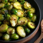 Sautéed Brussels Sprouts Lemon Garlic First Image