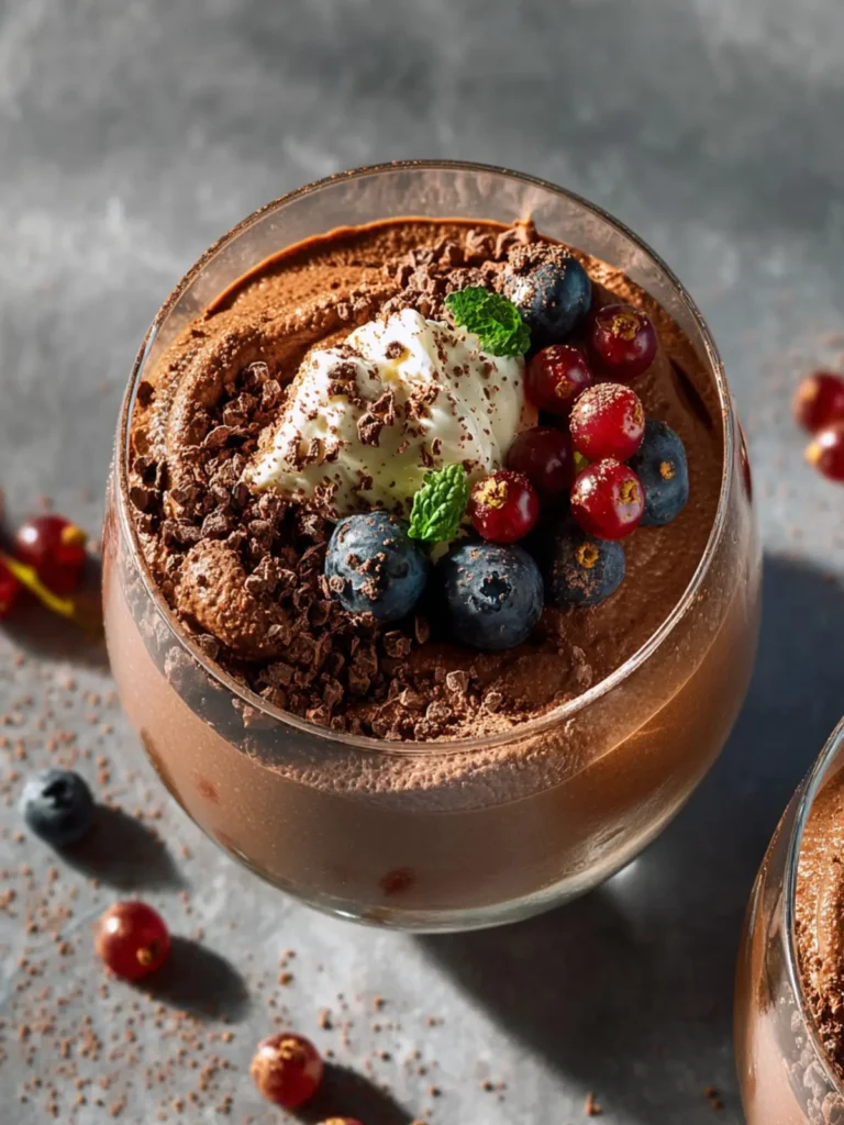 chocolate mousse protein vegan First Image