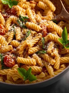 15 Minute Creamy Tomato Pasta First Image