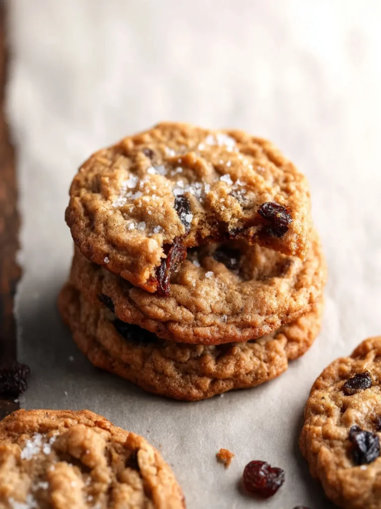 Brown Butter Oatmeal Raisin Cookies First Image