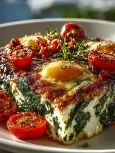 Spinach Ricotta Brunch Bake First Image
